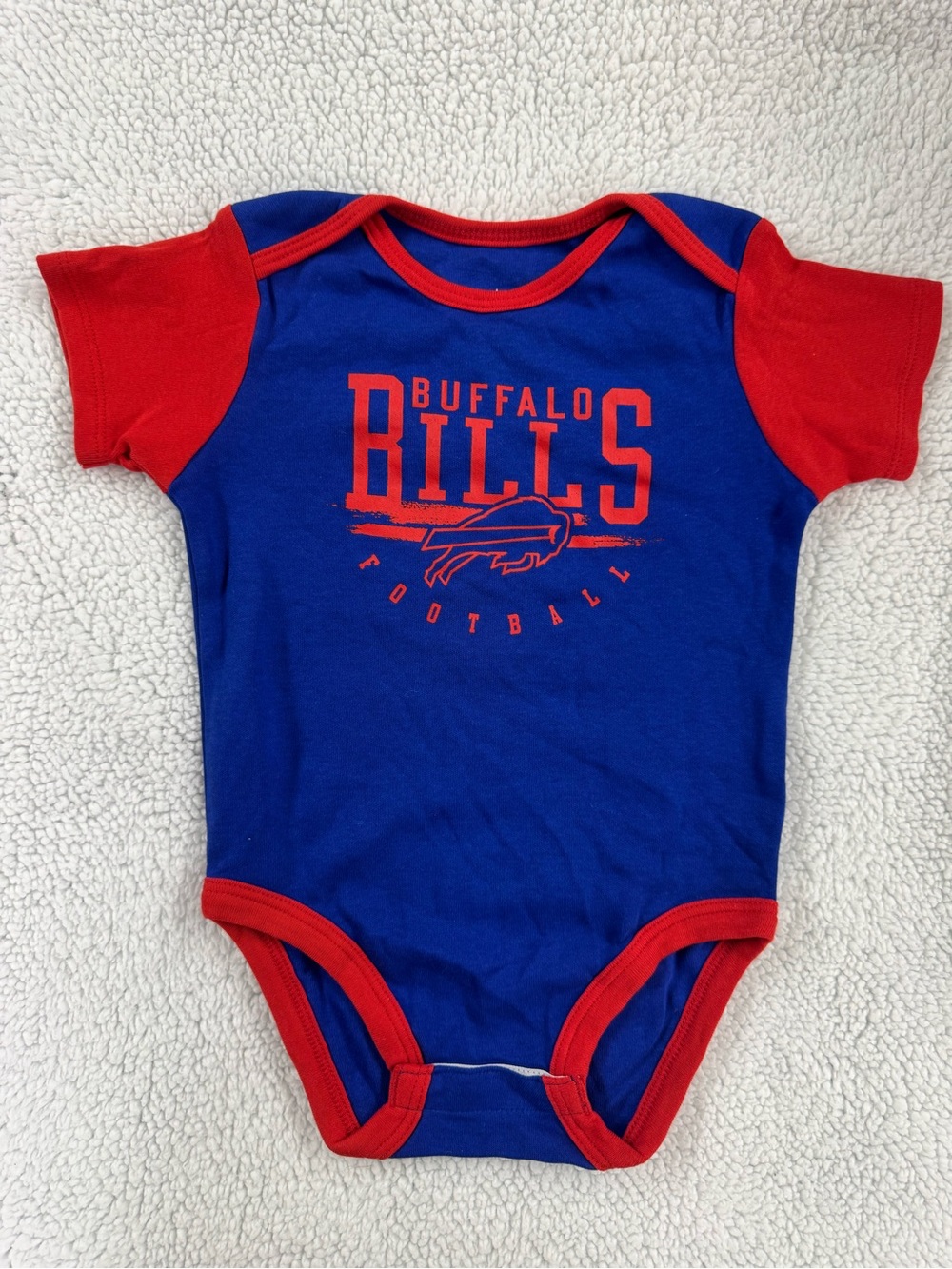 NFL Buffalo Bills 18 months Baby One-Piece Bodysuit - Blue & Red